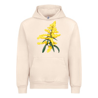 Sandshell Botanical Goldenrod Urban Hoodie - LillyAllenDesigns