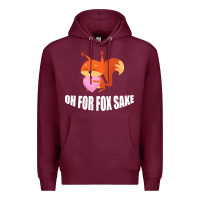 Burgundy Oh, For Fox Sake Premium Hoodie - Bettercallsaul