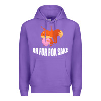 Purple Oh, For Fox Sake Premium Hoodie - Bettercallsaul