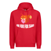 Red Oh, For Fox Sake Premium Hoodie - Bettercallsaul