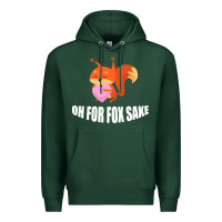 Oh, For Fox Sake Premium Hoodie | Teevron