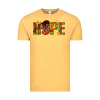 Vintage Mustard hope afro Vintage Tee - texasbilliewilder