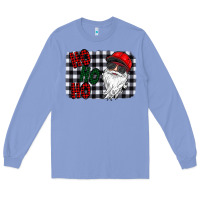 Colony Blue ho ho ho Long Sleeve Tee - CowhideDigitalArt