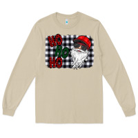Mushroom ho ho ho Long Sleeve Tee - CowhideDigitalArt