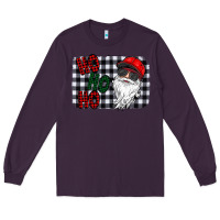 Plum ho ho ho Long Sleeve Tee - CowhideDigitalArt
