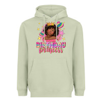 Matcha birthday princess with afro girl Heavyweight Hoodie - NancyCooperArtShop