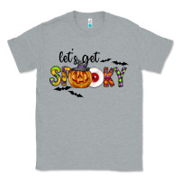 Heather Grey Let's Get Spooky Classic Tee - CowhideDigitalArt