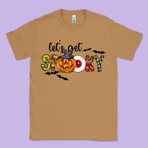 Let's Get Spooky Classic Tee Designed By Cowhidedigitalart