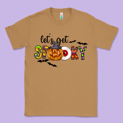 Let's Get Spooky Classic Tee Designed By Cowhidedigitalart