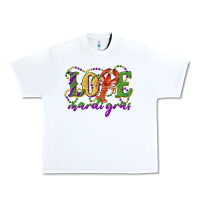White love with crawfish mardi gras Urban Heavy Tee - RanaPortraitStore