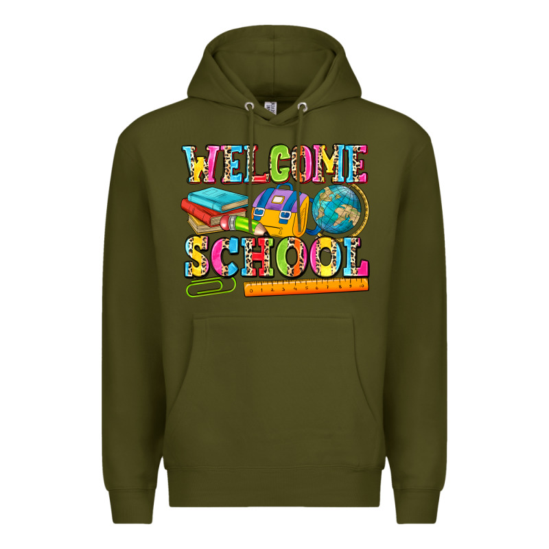 Welcome School Premium Hoodie by NancyCooperArtShop | Teevron
