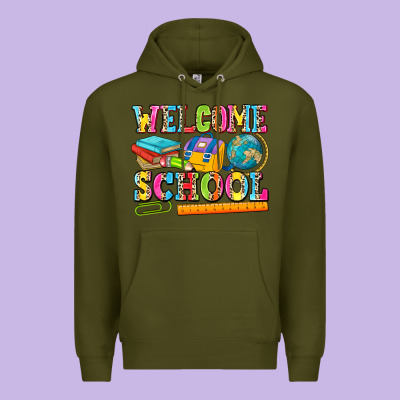 Welcome School Premium Hoodie Designed By Nancycooperartshop
