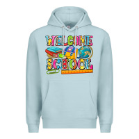 Blue Mist welcome school Premium Hoodie - NancyCooperArtShop
