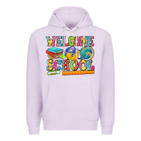 Lilac welcome school Premium Hoodie - NancyCooperArtShop