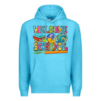 Ocean Blue welcome school Premium Hoodie - NancyCooperArtShop