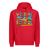 Red welcome school Premium Hoodie - NancyCooperArtShop