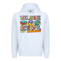 White welcome school Premium Hoodie - NancyCooperArtShop