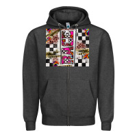 Charcoal Heather race Zipper Hoodie - JahusDesignShop