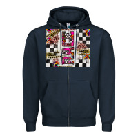 Navy race Zipper Hoodie - JahusDesignShop