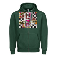 Sports Green race Zipper Hoodie - JahusDesignShop