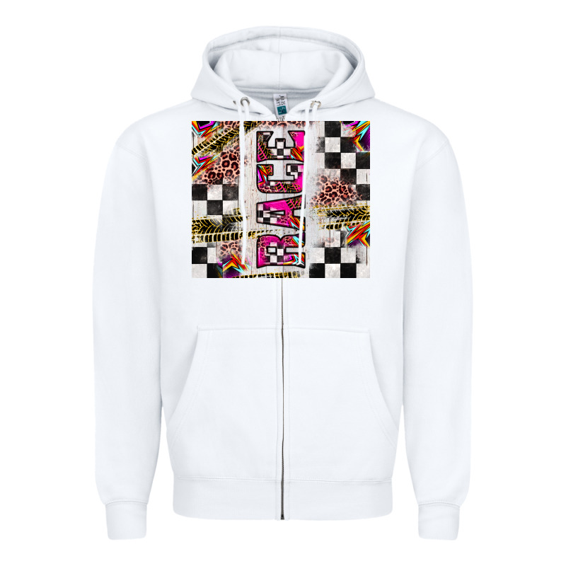 Race Zipper Hoodie by JahusDesignShop | Teevron