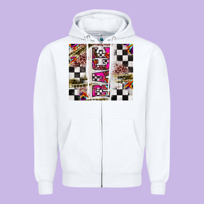 Race Zipper Hoodie Designed By Jahusdesignshop