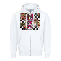 White race Zipper Hoodie - JahusDesignShop