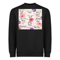Black positive quotes Heavyweight Sweatshirt - MaliasSmallBusiness