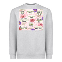 Heather Grey positive quotes Heavyweight Sweatshirt - MaliasSmallBusiness