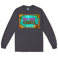 Smoke hot wife summer skinny metal can holder Long Sleeve Tee - HRA Design Shop