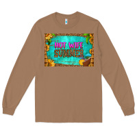 Toasted Coconut hot wife summer skinny metal can holder Long Sleeve Tee - HRA Design Shop