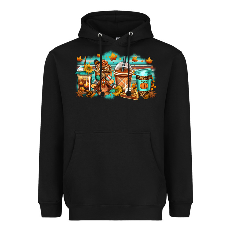 Thanksgiving Coffee Heavyweight Hoodie by Jasminsmagicworld | Teevron