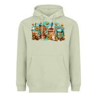 Matcha thanksgiving coffee Heavyweight Hoodie - Jasminsmagicworld