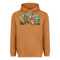 Meerkat thanksgiving coffee Heavyweight Hoodie - Jasminsmagicworld