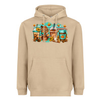 Mushroom thanksgiving coffee Heavyweight Hoodie - Jasminsmagicworld