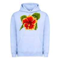 Pigment Grape Ice Hawaiian Hibiscus Flower Urban Hoodie - LillyAllenDesigns