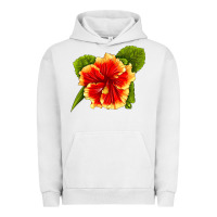 Pigment Lunar Rock Hawaiian Hibiscus Flower Urban Hoodie - LillyAllenDesigns
