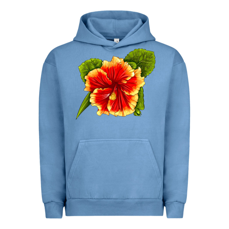 Hawaiian Hibiscus Flower Urban Hoodie by LillyAllenDesigns | Teevron
