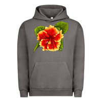 Pigment Tornado Hawaiian Hibiscus Flower Urban Hoodie - LillyAllenDesigns