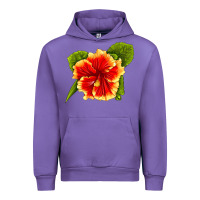 Tulip Hawaiian Hibiscus Flower Urban Hoodie - LillyAllenDesigns