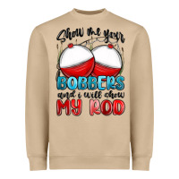 Mushroom show me your bobbers and i will show my rod Heavyweight Sweatshirt - MaliasSmallBusiness