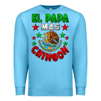 Ocean Blue El Papa Mas Chingon Mexican Premium Sweatshirt - LillyAllenDesigns