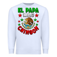 White El Papa Mas Chingon Mexican Premium Sweatshirt - LillyAllenDesigns
