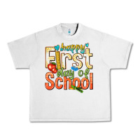 Lunar Rock happy first day of school Urban Heavy Tee - texasbilliewilder