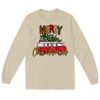 Mushroom merry christmas Long Sleeve Tee - CowhideDigitalArt
