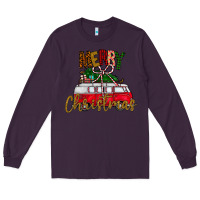 Plum merry christmas Long Sleeve Tee - CowhideDigitalArt