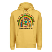 Antique Gold teachers we do it all rainbow Premium Hoodie - NancyCooperArtShop