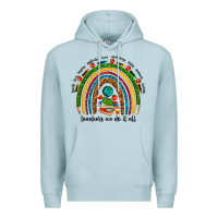 Blue Mist teachers we do it all rainbow Premium Hoodie - NancyCooperArtShop