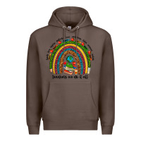 Coffee teachers we do it all rainbow Premium Hoodie - NancyCooperArtShop