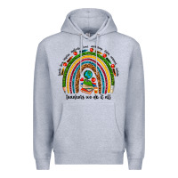 Heather Grey teachers we do it all rainbow Premium Hoodie - NancyCooperArtShop